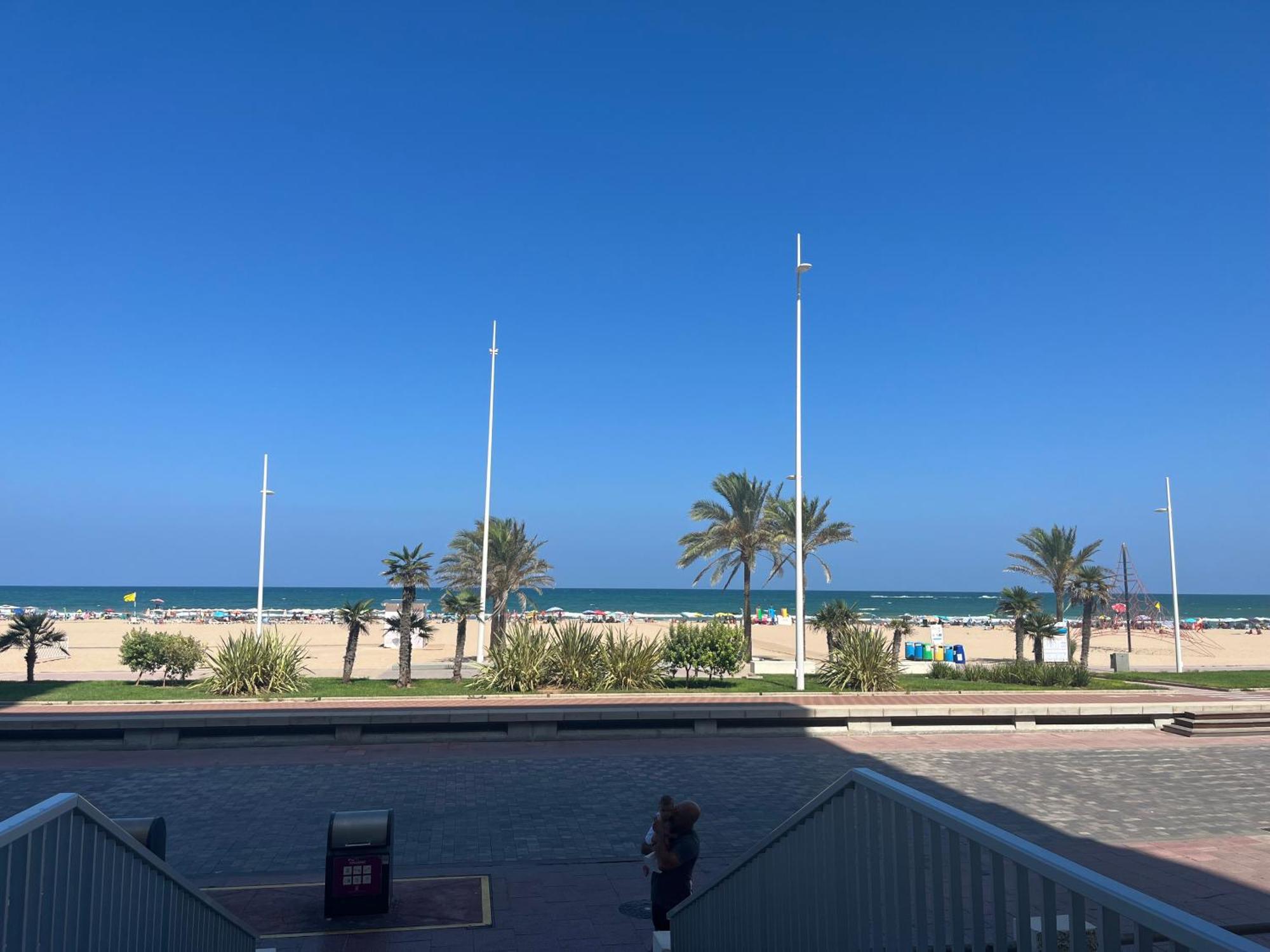 Playa de Gandia Apartamento 1ª Linea De Playa - Con Piscina Y Parking מראה חיצוני תמונה