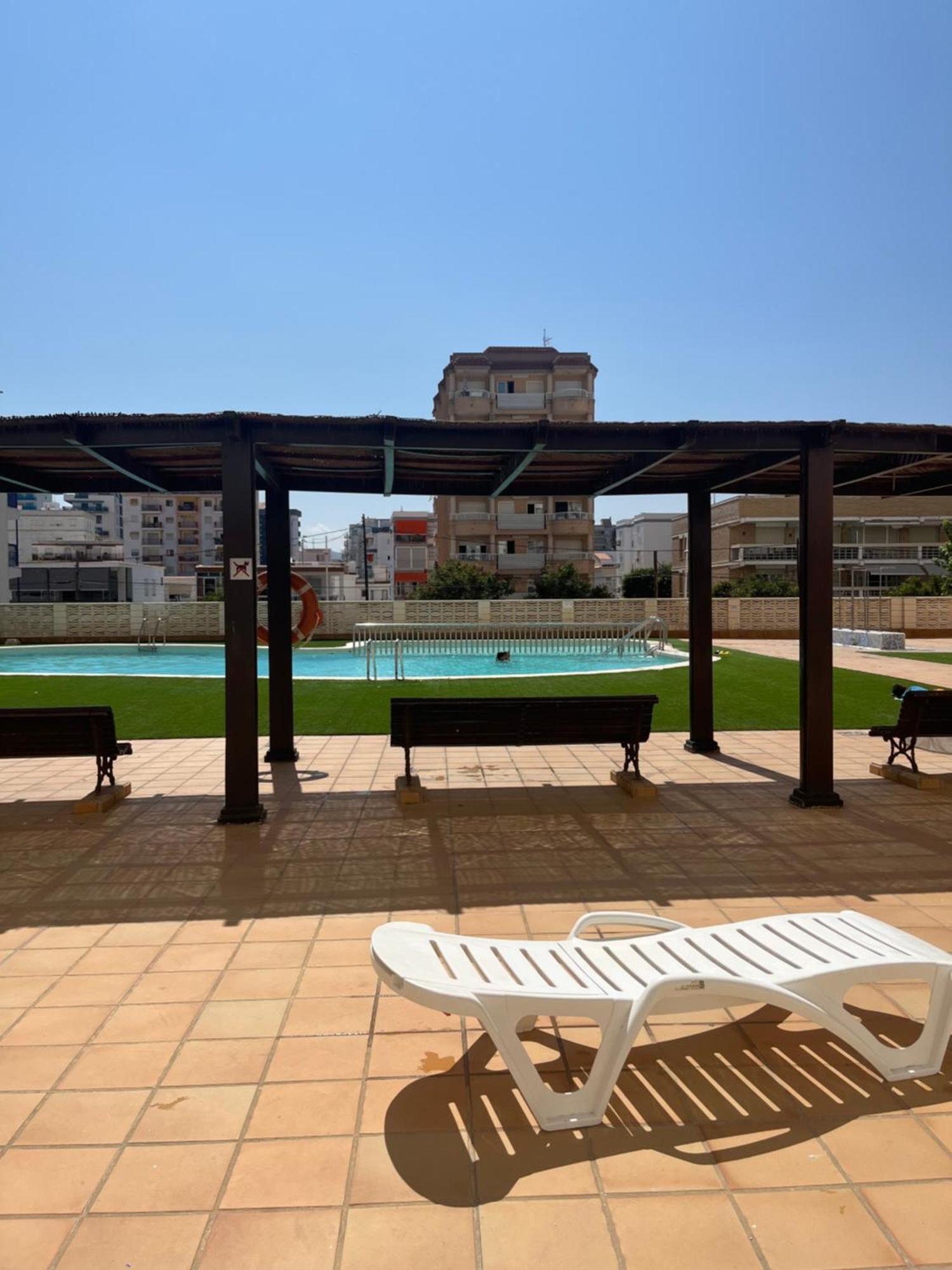 Playa de Gandia Apartamento 1ª Linea De Playa - Con Piscina Y Parking מראה חיצוני תמונה