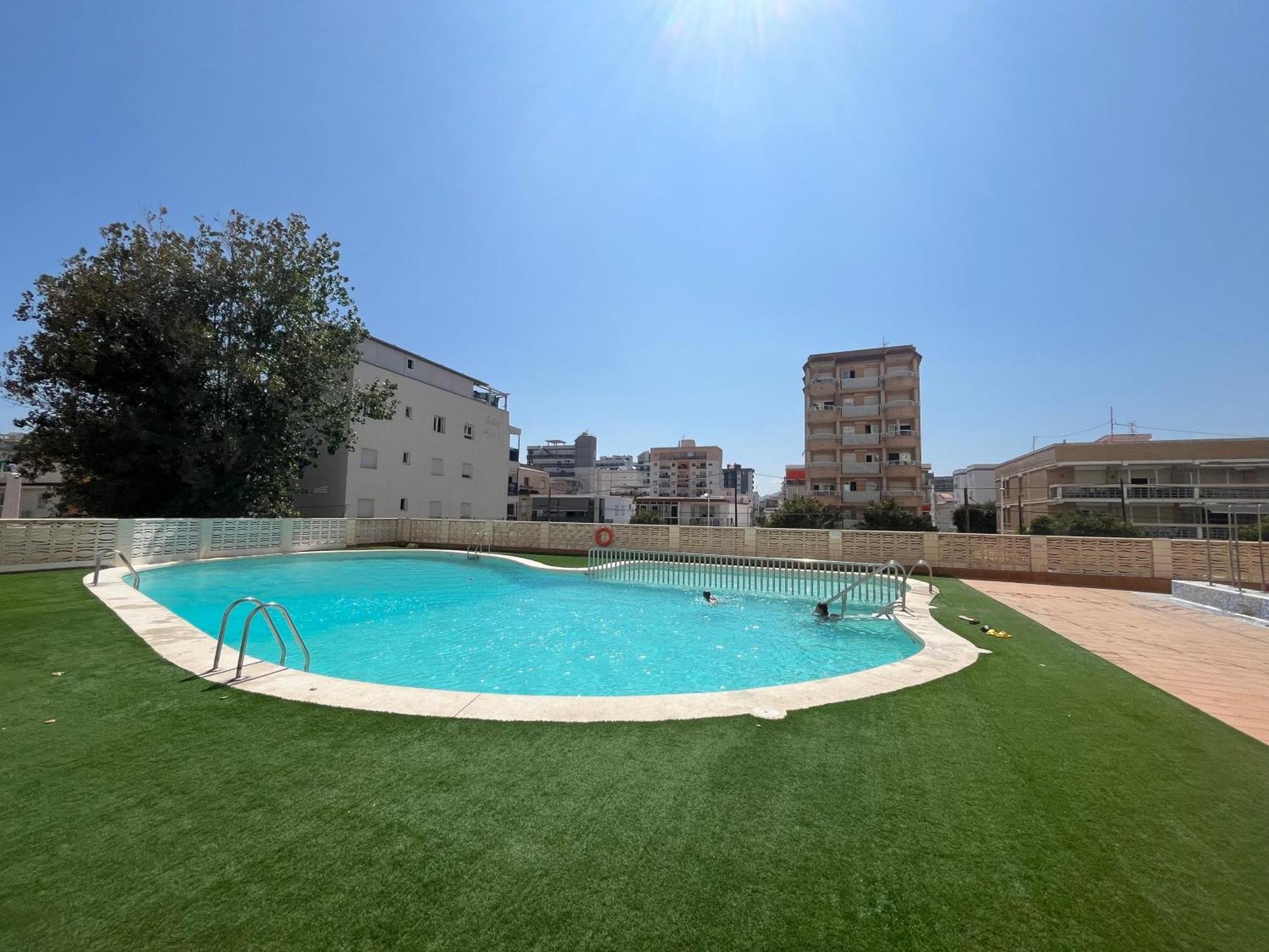 Playa de Gandia Apartamento 1ª Linea De Playa - Con Piscina Y Parking מראה חיצוני תמונה