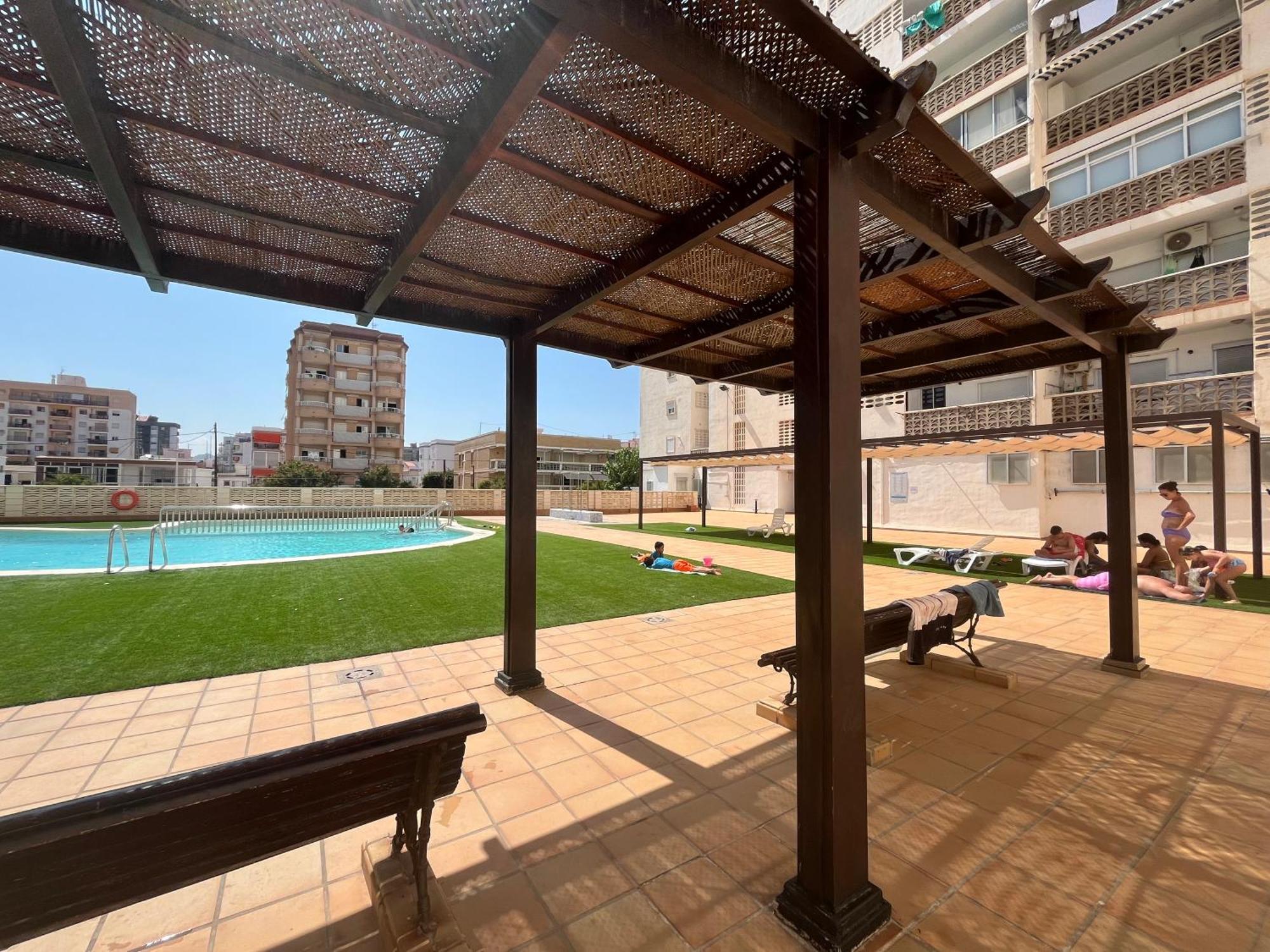 Playa de Gandia Apartamento 1ª Linea De Playa - Con Piscina Y Parking מראה חיצוני תמונה