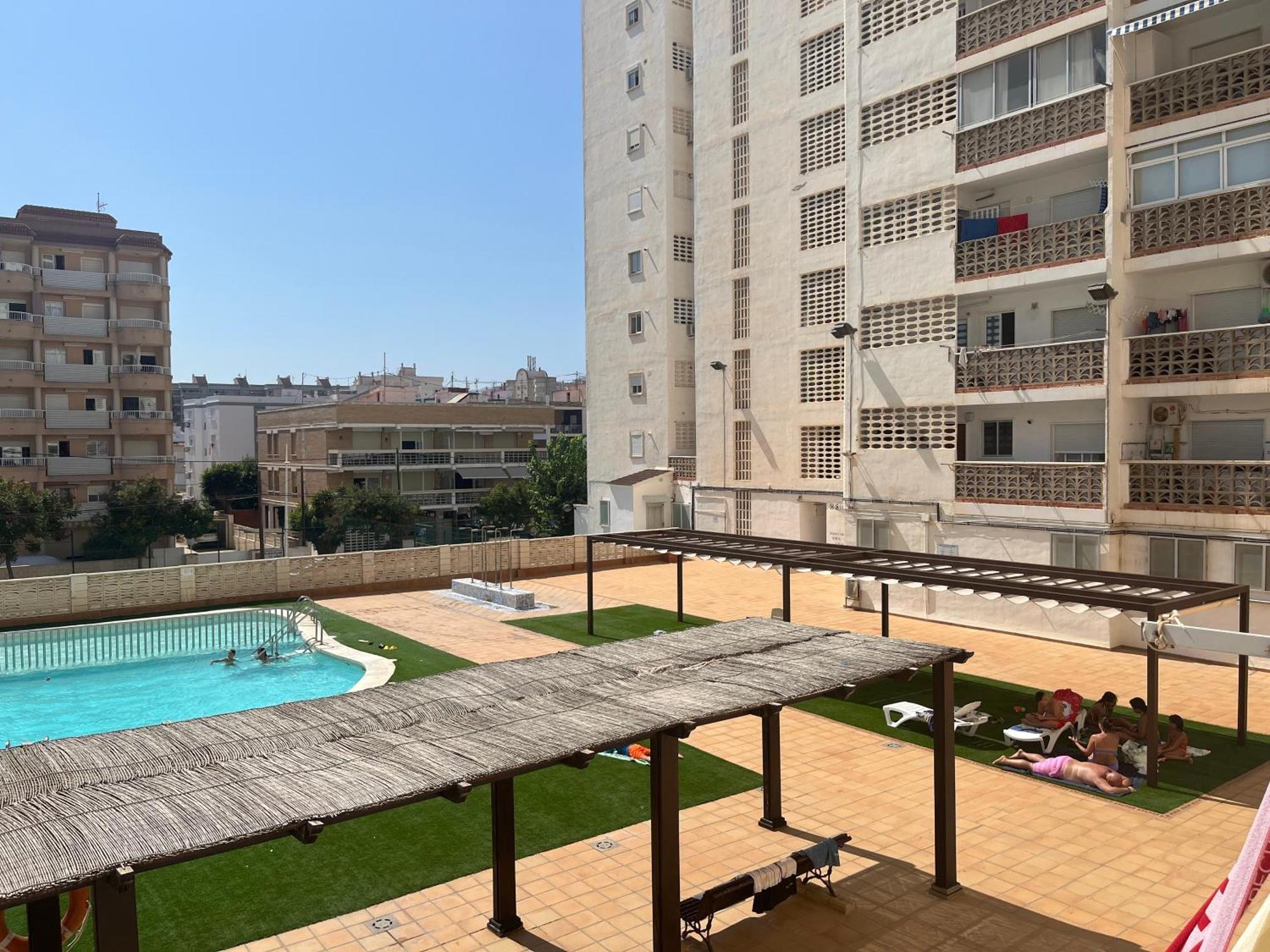 Playa de Gandia Apartamento 1ª Linea De Playa - Con Piscina Y Parking מראה חיצוני תמונה