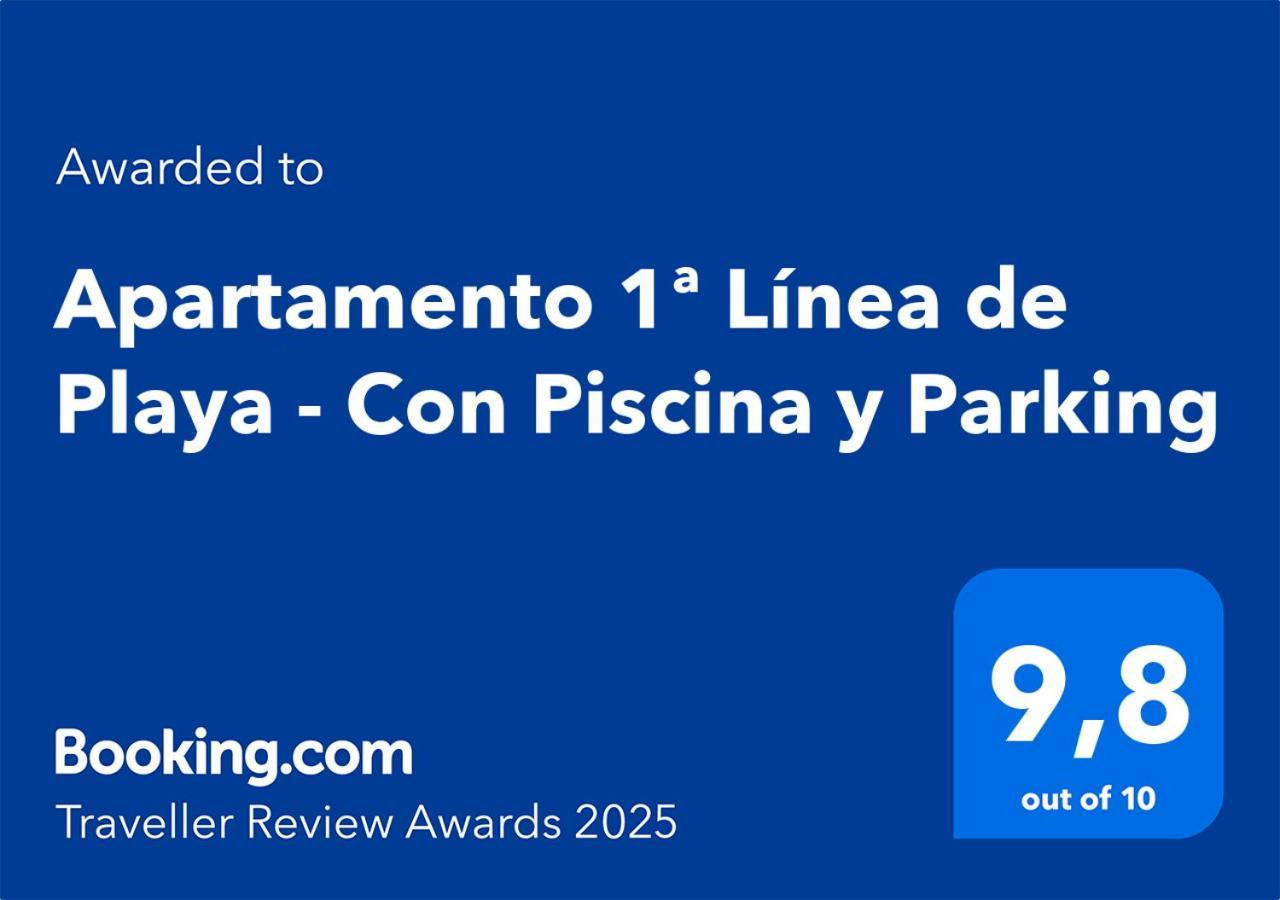 Playa de Gandia Apartamento 1ª Linea De Playa - Con Piscina Y Parking מראה חיצוני תמונה